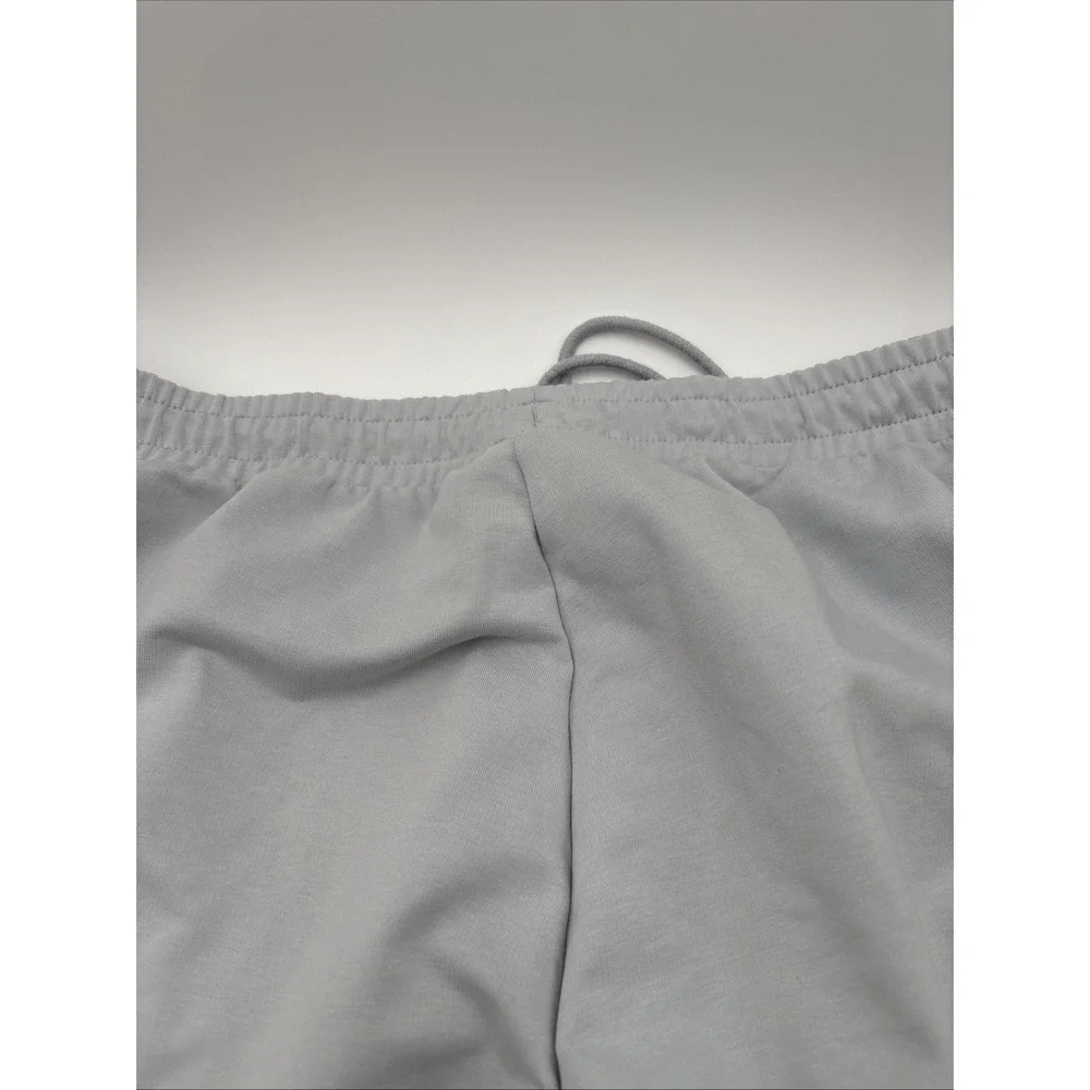 PUMA Stretchlite Size Large Platinum Gray with Black Side Logo Men's Sweat Pants